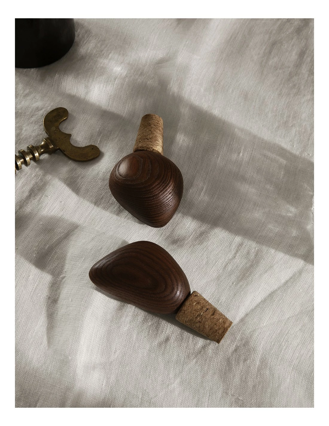 Ferm LIVING TAPÓN BOTELLA CAIRN 2 SET 4 Ferm LIVING TAPÓN BOTELLA CAIRN 2 SET - Imagen 2