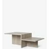 Ferm LIVING MESA COFFEE DISTINCT 1 Ferm LIVING MESA COFFEE DISTINCT -Cama & Baño comercio FERM DISTINCT COFFEETABLE TRAVERTINE