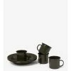 Ferm LIVING ENAMEL PICNIC 8 SET -Cama & Baño comercio FERM ENAMELPICNICSET OLIVE
