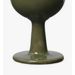 Ferm LIVING VASO VINO FLOCCULA -Cama & Baño comercio FERM FLOCCULAWINEGLASS GREEN 2