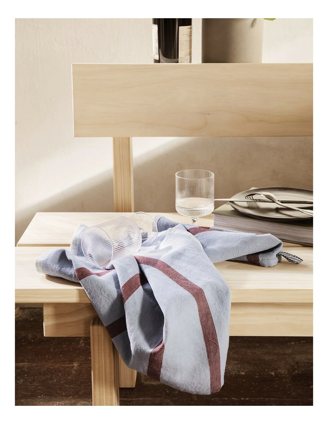 Ferm LIVING PAÑO COCINA HALE AZUL 4 Ferm LIVING PAÑO COCINA HALE AZUL - Imagen 2