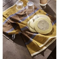 Ferm LIVING PAÑO COCINA HALE AZUL 9 Ferm LIVING PAÑO COCINA HALE AZUL -Cama & Baño comercio FERM HALE TEATOWEL BLUE 3