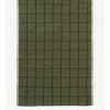 Ferm LIVING PAÑO COCINA HALE VERDE -Cama & Baño comercio FERM HALE TEATOWEL GREENBLACK 5