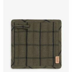 Ferm LIVING SET MANOPLAS HALE VERDE 7 Ferm LIVING SET MANOPLAS HALE VERDE -Cama & Baño comercio FERM HALEPOTHOLDER GREENBLACK 4