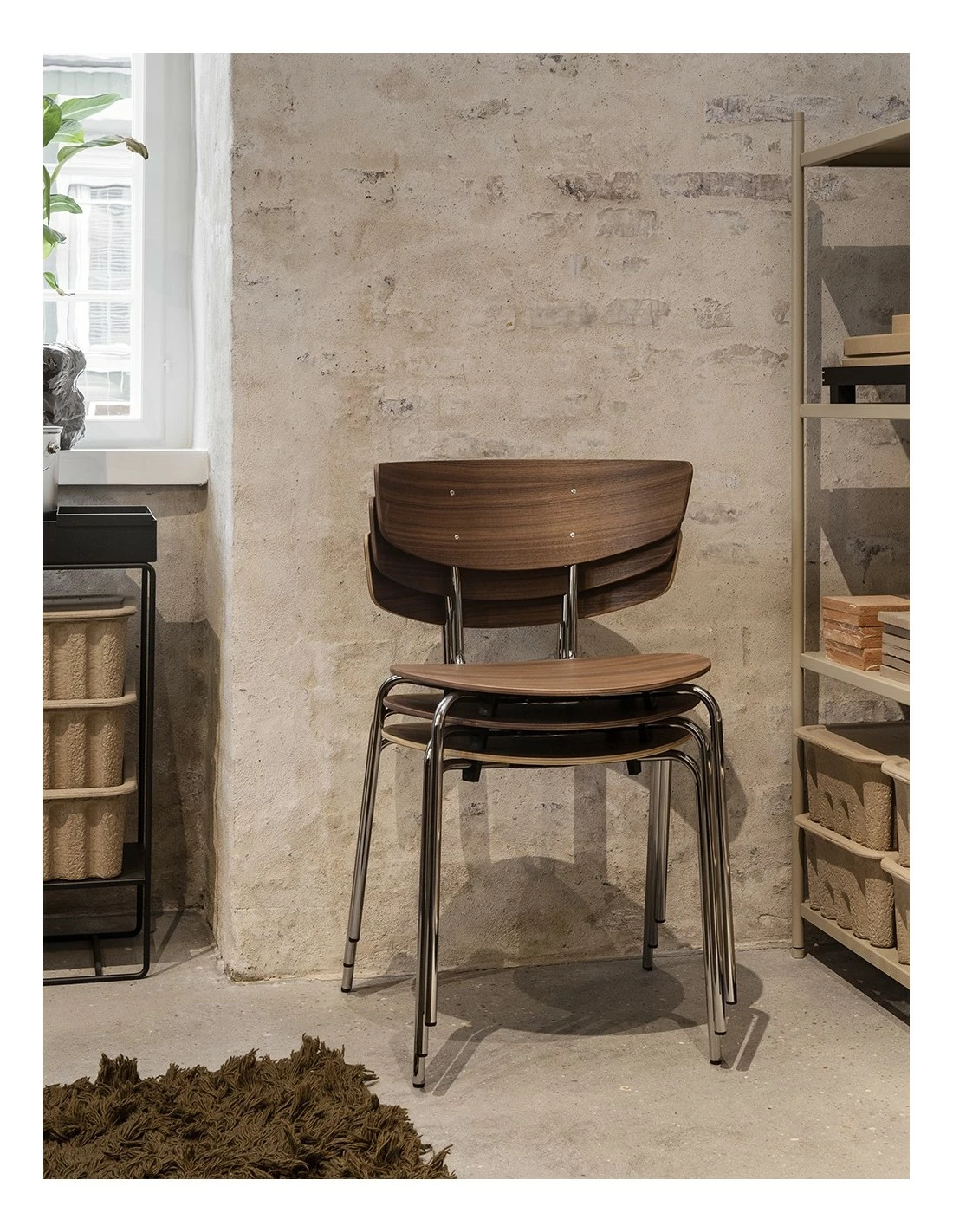 Ferm LIVING SILLA HERMAN CHROME 5 Ferm LIVING SILLA HERMAN CHROME - Imagen 3