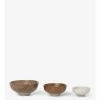 Ferm LIVING PETITE BOWLS SET 1 Ferm LIVING PETITE BOWLS SET -Cama & Baño comercio FERM PETITE BOWLSSETOF3 MULTI