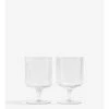 Ferm LIVING VASOS VINO RIPPLE 2 SET