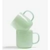 Hay SET TAZAS BOROSILICATO JADE