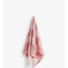 Hay TOALLA MANO CHECK -Cama & Baño comercio HAY CHECK HANDTOWEL PINK