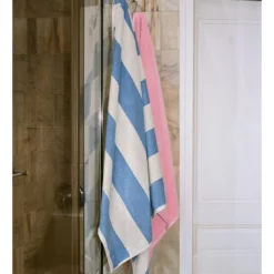 Hay TOALLA BAÑO FROTTÉ STRIPE -Cama & Baño comercio HAY FROTTESTRIPE BATHSHEET BLUE 1