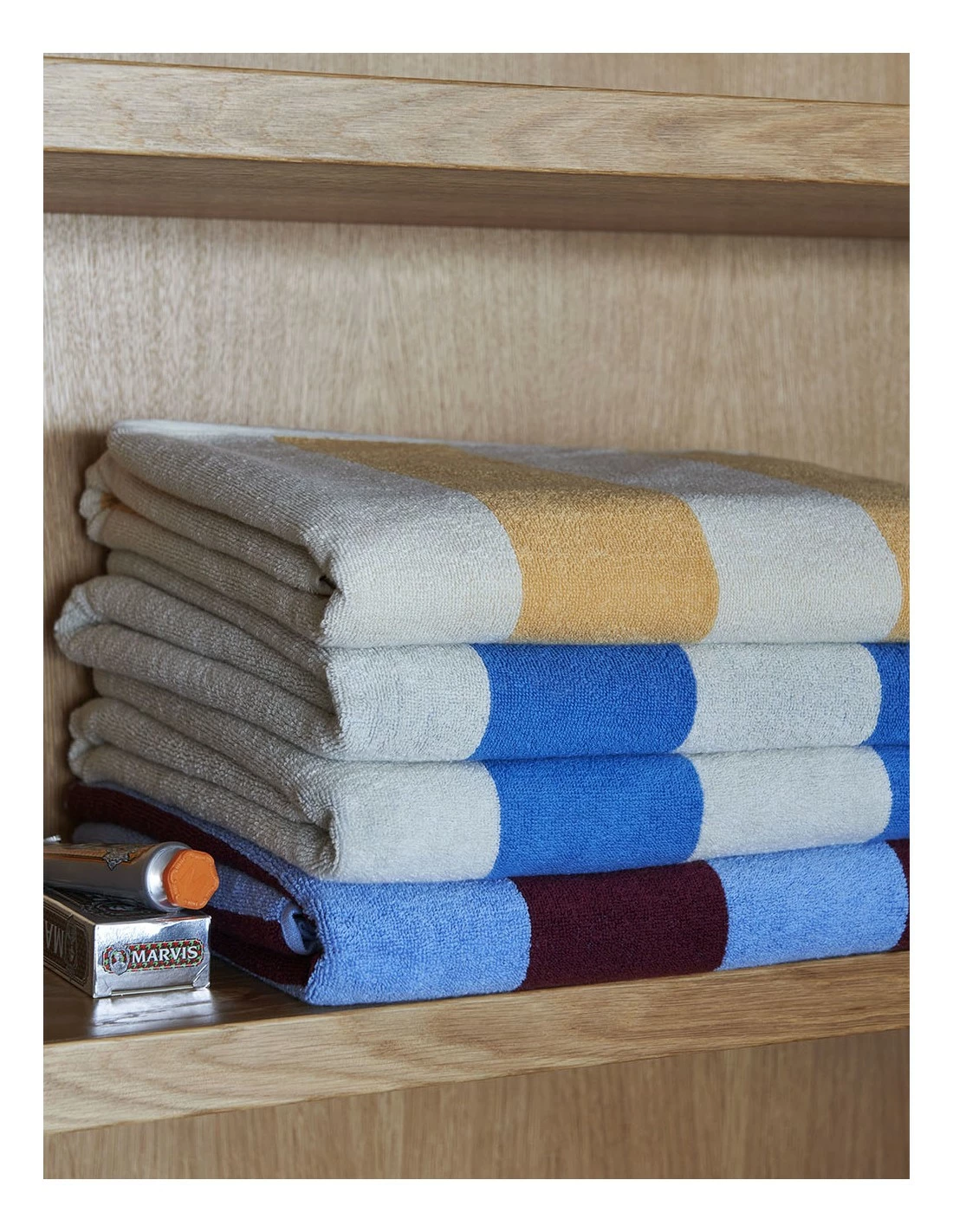 Hay TOALLA MANO FROTTÉ STRIPE 3 Hay TOALLA MANO FROTTÉ STRIPE