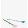 Hay GLASS SPOONS SET 2 Hay GLASS SPOONS SET -Cama & Baño comercio HAY GLASSSPOONS TWISTSET TURQUOISELIGHTPINK
