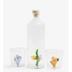 Ichendorf FISH TUMBLER -Cama & Baño comercio ICHENDORF MARINEGARDEN YELLOWFISHAMBERSEAWEED 2