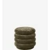 Ferm LIVING POUF REDONDO PEQUEÑO FADED VELVET