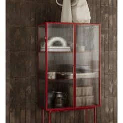 Ferm LIVING VITRINA HAZE REEDED POPPY -Cama & Baño comercio vitrina haze reeded poppy 3